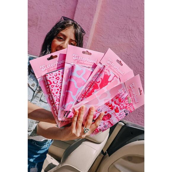 Pink Cow Print Tall Coozie 2-Pack - Picture 2 of 4